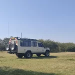 Kenya safari 4x4 car on safari