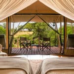 Spacious and airy tents are custom stays