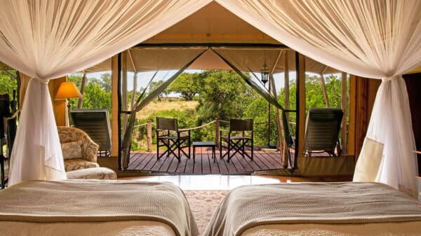 Spacious and airy tents are custom stays