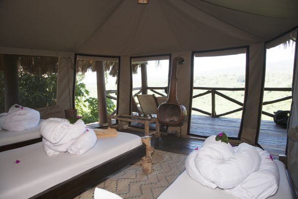 Ngorongoro crater forest tented camp